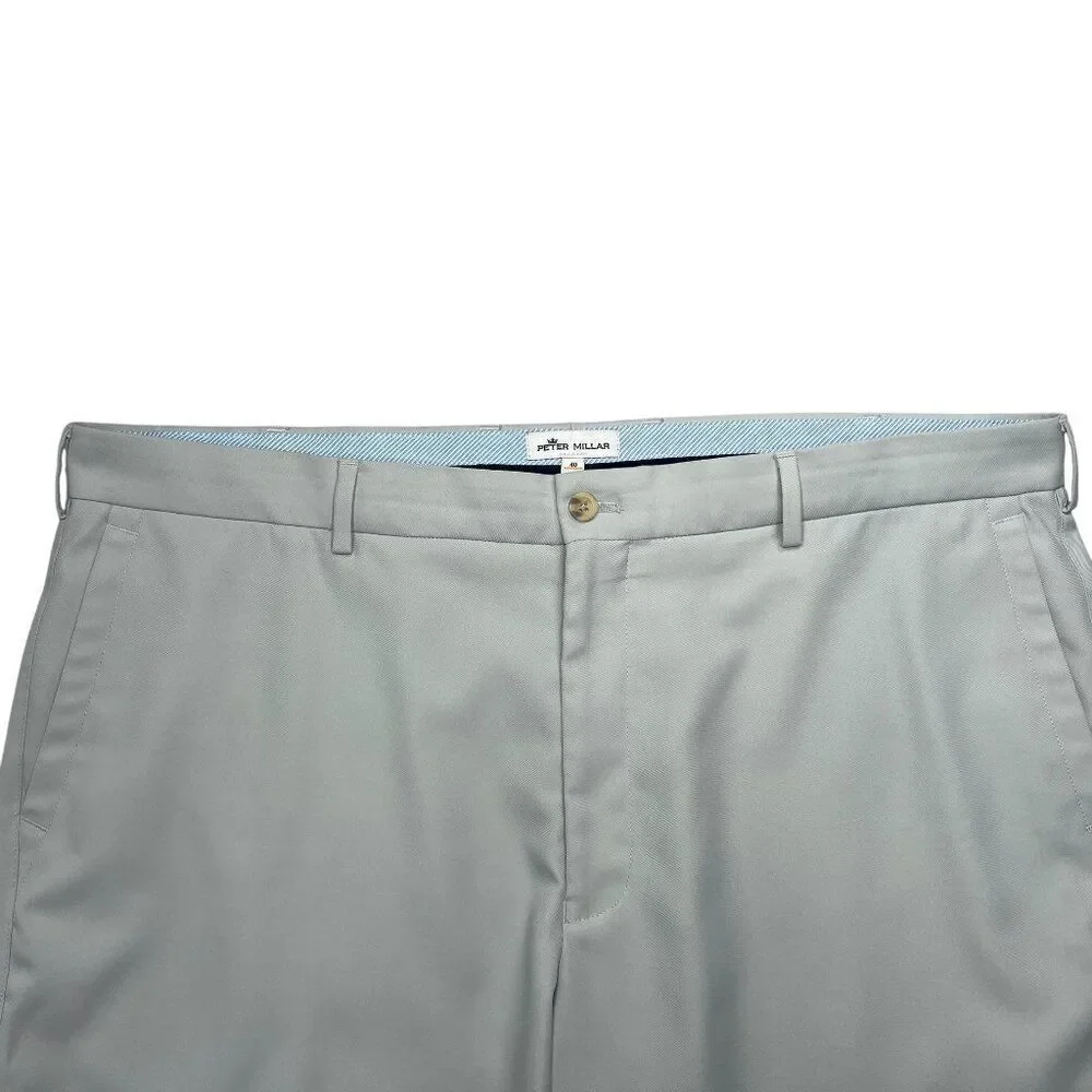 Peter Millar Golf Shorts Men’s‎ 40 Gray Salem Performance Athletic Casual Shorts